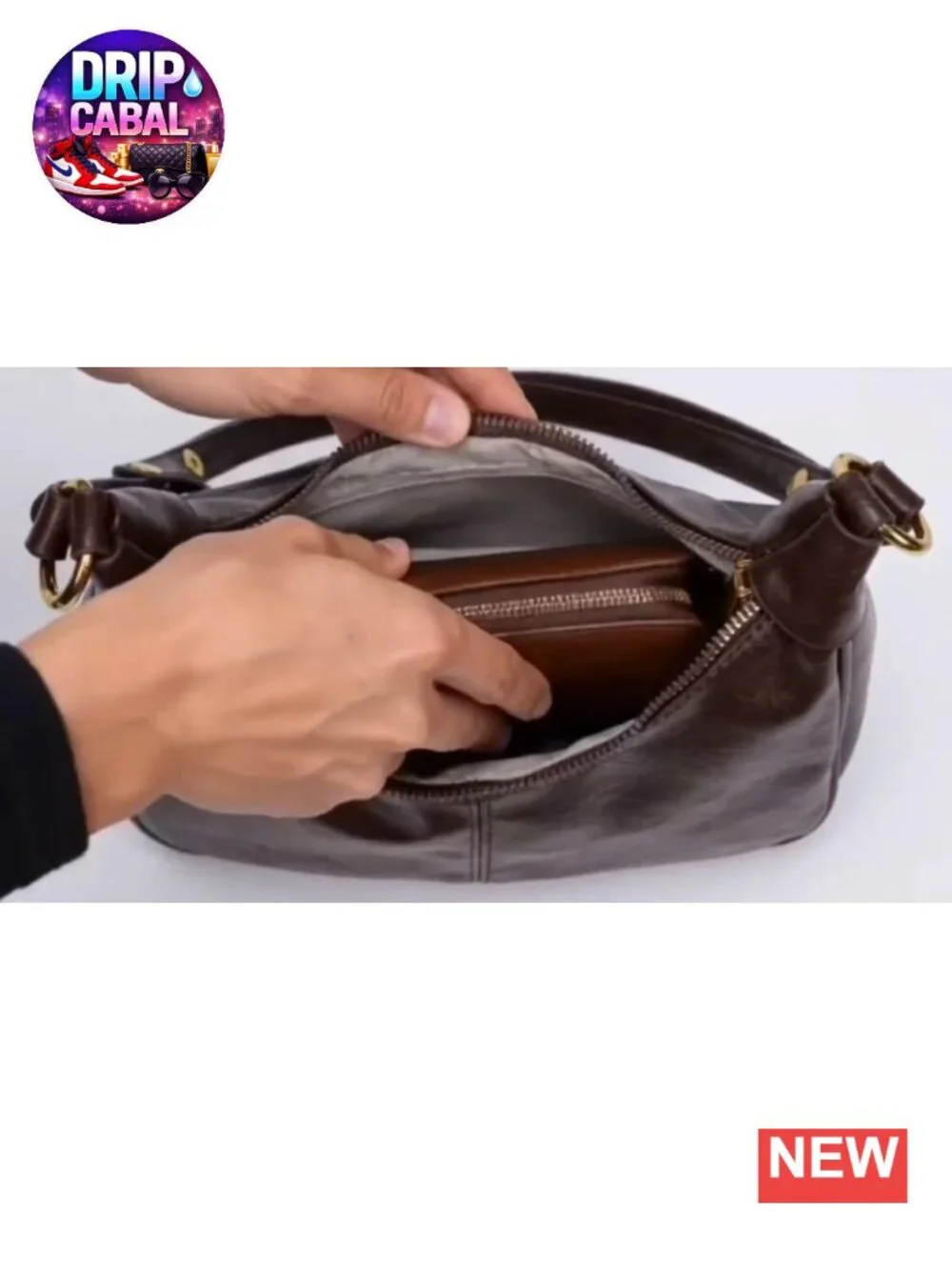 Small Hobo Bag for Women Crescent Shoulder Purse Crossbody Faux Leather Handbag